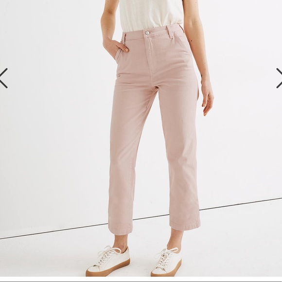 Madewell Classic Straight Pants in wisteria dove 28 - Picture 5 of 10